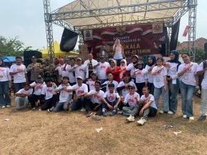 Bhabinkamtibmas Polsek Telagasari Laksanakan Pengamanan Giat Milangkala Desa Ciwulan