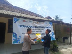 Upaya Personil Polsek Tempuran Kembali Gencar Sediakan Beras SPHP Murah Untuk Masyarakat