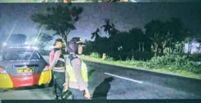 Patroli KRYD Ahir Pekan, Panit Binmas Polsek Rengasdengklok Menyisir Tempat-tempat Rawan Tindak Kriminalitas