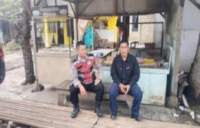 Polsek Banyusari Bripka Satim Melaksanakan Kegiatan Pengamanan Serta Kontrol Dapur SPPG Cicinde Selatan