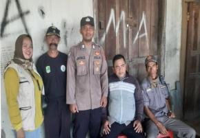 Terus Tingkatkan keamanan Wilayah Hukum Polsek Pedes Sambangi Masyarakat