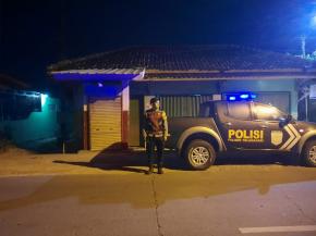 Antisipasi Gukamtibmas Malam, Polsek Telagasari Susuri Wilayah Perbatasan