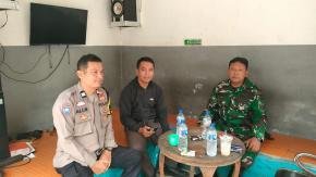 Sinergitas TNI-Polri Sambangi Warga Dusun Karangjati, Pererat Kemitraan dan Jaga Kamtibmas