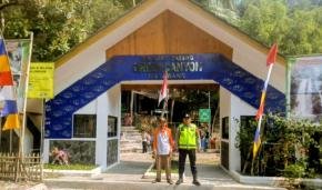 Pastikan Situasi Tetap Aman, Polsek Pangkalan Monitoring Objek Wisata Green Canyon saat Libur Long Weekend