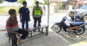 Personel Polsek Jatisari Laksanakan Patroli Siang untuk Antisipasi Gangguan Kamtibmas di Dusun Kertajaya