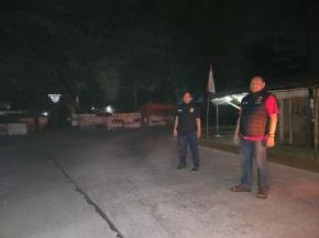 Kanit Reskrim bersama Anggota Polsek Klari Lakukan Patroli Kringserse di Perbatasan Desa Walahar dan Ciampel