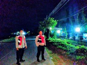 Anggota Polsek Batujaya terus Ciptakan Keamanan dan Ketertiban serta Kondusifitas di Perbatasan Wilayah