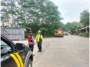 Polsek Pangkalan Lakukan Patroli Preventif Guna Kontrol Kamtibmas PT. Juishin