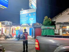 Ruko Pegadaian dan Objek Penting Dimonitor Patroli Malam Personil Polsek Tegalwaru