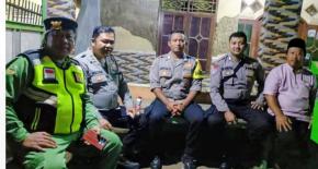 Terus Tingkatkan Patroli Dinihari Anggota Polsek Pedes Himbau Masyarakat