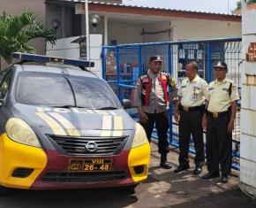 Patroli Polsek Klari Sambangi Security, Sampaikan Pesan Kamtibmas di PT. HTA