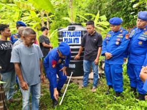 Polairud Polda NTB Bangun Sumur Bor dan Salurkan Tandon Air Bersih di Sekotong