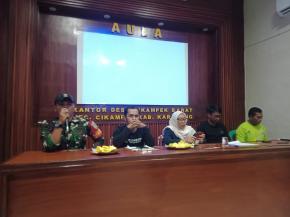 Minggon Desa Jadi Ruang Konsolidasi dan Aspirasi Warga Cikampek Barat