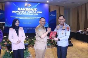 Wakapolda NTB Buka Rakernis Fungsi Humas 2026, Tekankan Penguatan Informasi Positif Polri