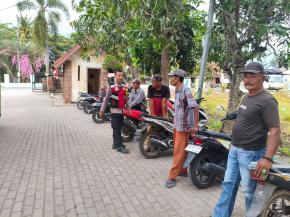 Anggota Polsek Batujaya Antisipasi GU Kamtibmas di Tempat Wisata Museum Candi Jiwa Batujaya