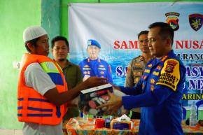 Ditpolairud Polda NTB Melaksanakan Giat Sambang Nusa Presisi di Pulau Meringkik Lombok Timur