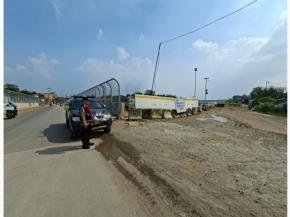 Polsek Pangkalan Jaga Kondusifitas di Lokasi Proyek Tol Japek 2 saat Laksanakan Patroli Siang