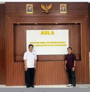 Pemdes Cikampek Barat Benahi Aula Kantor Desa Demi Pelayanan Publik yang Lebih Optimal