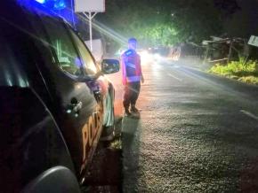 Cegah Gangguan Kamtibmas, Polsek Telagasari Lakukan Patroli Malam