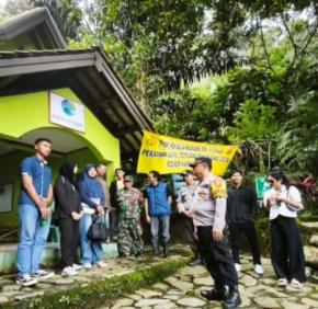 Kapolsek Tegalwaru Monitoring Objek-objek Wisata Pastikan Wisatawan Nikmati Libur Panjang Nataru Aman