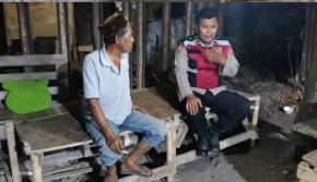 Bhabinkamtibmas Polsek Telagasari Giatkan Siskamling Bersama Warga, Antisipasi Gukamtibmas