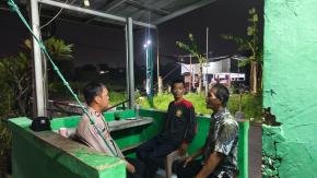 Bhabinkamtibmas Desa Belendung Patroli Sambangi Perumahan, Himbau Kamtibmas Kepada Security dan Warga