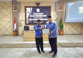 Bapenda Kabupaten Sukabumi Terima Penghargaan, Bupati Asep Japar, dengan Kategori A  Memuaskan