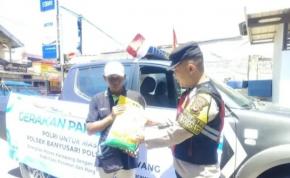 Polsek Banyusari Kembali Sediakan Beras SPHP (Stabilitas Pasokan Dan Harga Pangan) Murah Untuk Masyarakat
