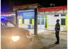 Polisi Lakukan Patroli Wilayah, Jangkau Lokasi UPTD Puskesmas Pangkalan, Cek Situasi Kamtibmas