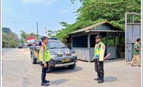 Gelar Patroli Prekat, Polsek Pangkalan Hampiri Security PT. Juishin untuk Jaga Keamanan di Area Pabrik