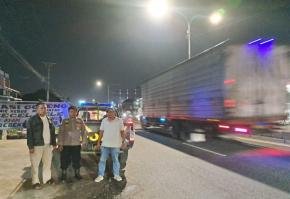 Persempit Ruang Gerak Kriminalitas, Tim Gabungan Polsek Purwasari Gelar Patroli Skala Sedang