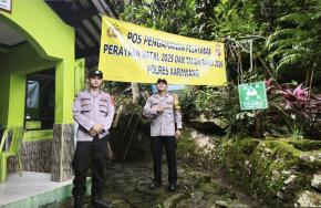 Personil Polsek Tegalwaru Monitoring Objek Wisata Jelang Libur Nataru 2025 - 2026