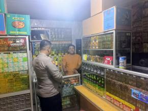 Polsek Tirtajaya Gelar Cipta Kondisi KRYD, Sasar Penjualan Miras Oplosan