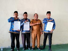 Tiga Tendik SMP Negeri 1 Rengasdengklok Resmi Dilantik PPPK Paruh Waktu, Bukti Pengabdian Panjang Berbuah Kepastian