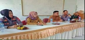 Kapolsek Rengasdengklok didampingi Panit Binmaa Hadiri Rapat Minggon Tingkat Kecamatan Jayakerta