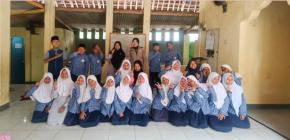 Panit Binmas Polsek Rengasdengklok, Berikan Binluh Kepada Siswa - Siswi Mts Al-Qudwah Jayakerta