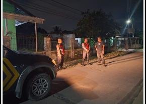 Polsek Pangkalan Laksanakan Patroli Perintis ke Kampung Jati 2 Guna Jaga Kamtibmas