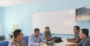 Jaga Kamtibmas Tetap Kondusif, Kapolsek Telukjambe Lakukan PAM dan Penggalangan Bersama Manajemen Toyota Manufacturing