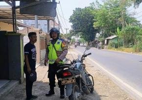 Prekat Polsek Banyusari Giat Patroli Jalan Raya Antisipasi KejahatanJalanan