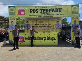 Personel Ditpolairud Polda NTB Diterjunkan Amankan Pelabuhan dalam Operasi Ketupat Rinjani 2026