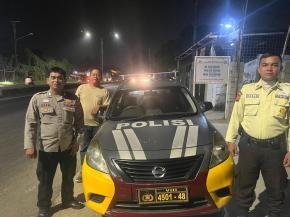 Patroli Malam Hari Polisi Cegah Gangguan Kamtibmas
