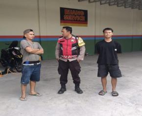 Aipda Abdul Rahman Anggota Prekat Polsek Banyusari Sosialisasikan Bahaya TPPO