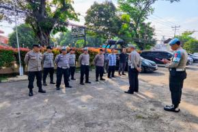 Apel Pagi Polsek Cikampek, Tingkatkan Disiplin dan Kehadiran Personil
