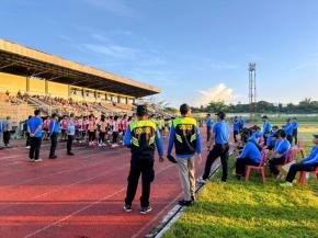 Biddokkes Polda NTB Siaga di GOR Turide, Pastikan Peserta Tes Jasmani Akpol Aman dan Sehat
