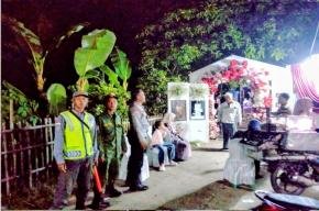 Bhabinkamtibmas Polsek Pangkalan Laksanakan Patroli Perintis, Sambangi Linmas di Kampung Jati 2