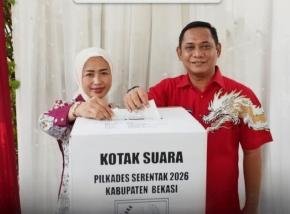 Dari TPS ke TPS, Plt Bupati Bekasi Pastikan Pilkades Berjalan Aman dan Warga Nyaman Memilih