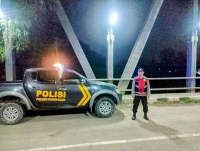 Polsek Pangkalan Antisipasi Tindak Kejahatan Jalanan di Wilayah Perbatasan