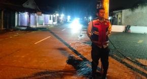 Giat Personel Polsek Lemahabang Laksanakan Patroli Prekat Malam Di Obyek Vital