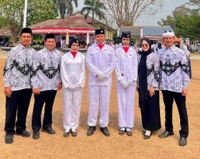 Tiga Siswa SMA IT Habina Torehkan Kebanggaan, Dipercaya Jadi Paskibraka HUT RI ke-81 di Tingkat Kecamatan Cikaum Subang