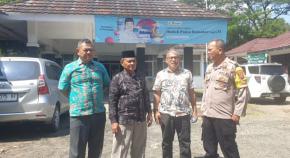 Kapolsek Pangkalan Polres Karawang Bersilaturahmi kepada Aparatur Kecamatan, Berikan Pembinaan dan Penyuluhan (Binluh) Kamtibmas.